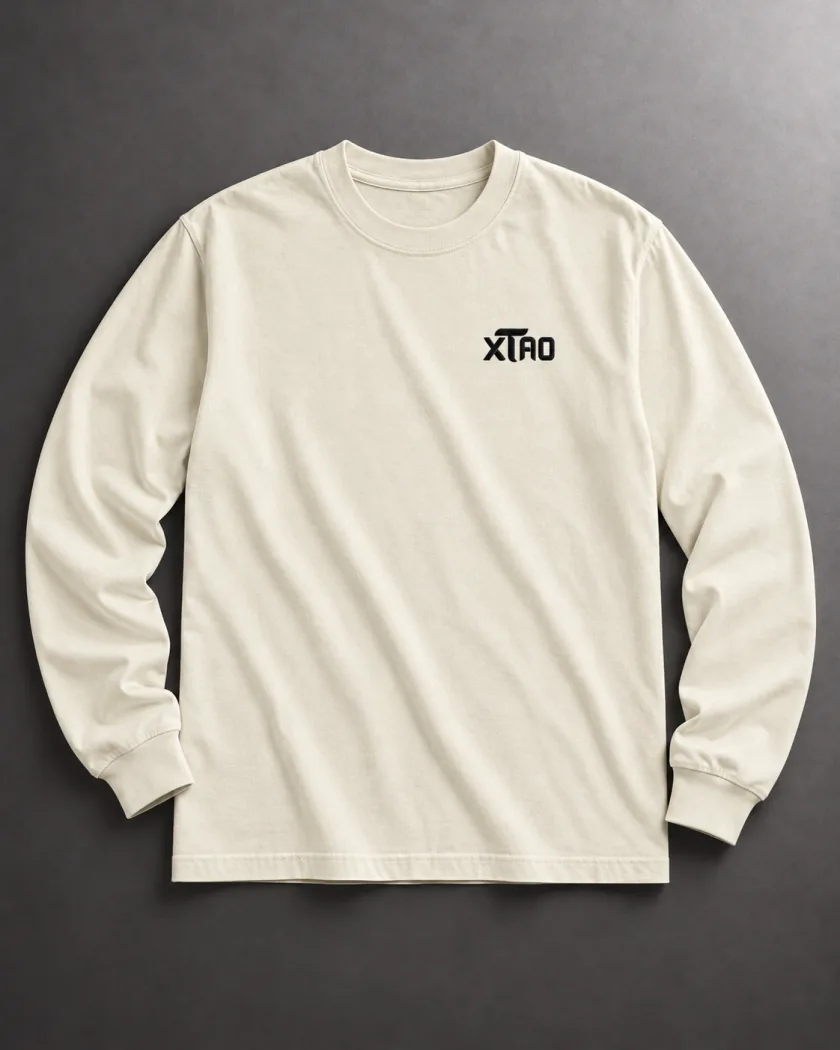 Ecru Long Sleeve, front view