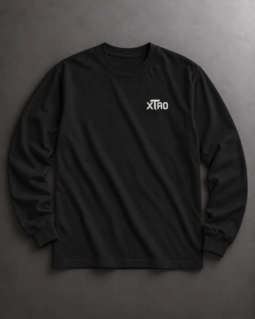 Black Long Sleeve, front view