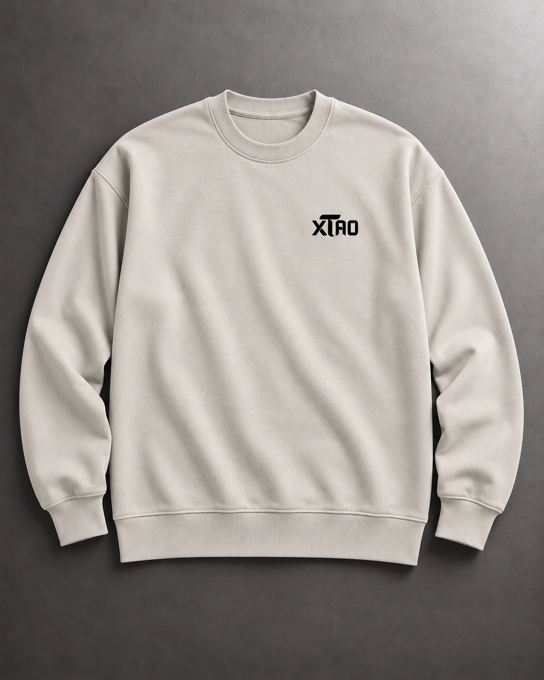 Bone Crewneck, front view