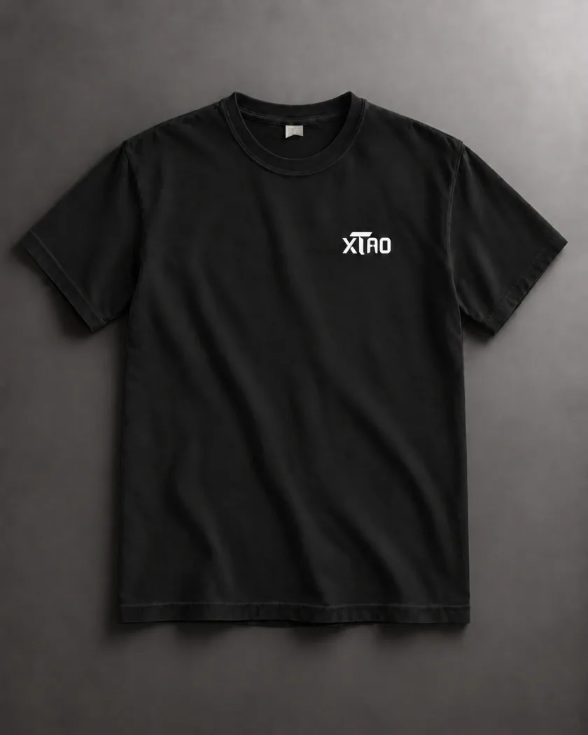 Black T-Shirt, front view