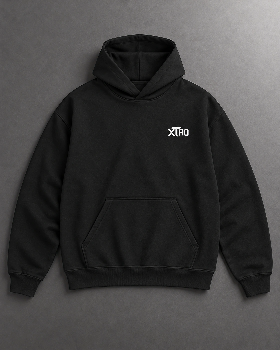 Black Hoodie, front view