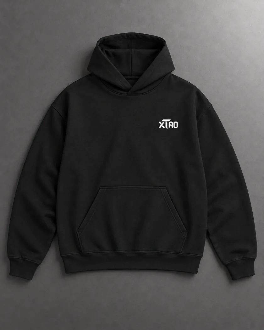 Black Hoodie, front view