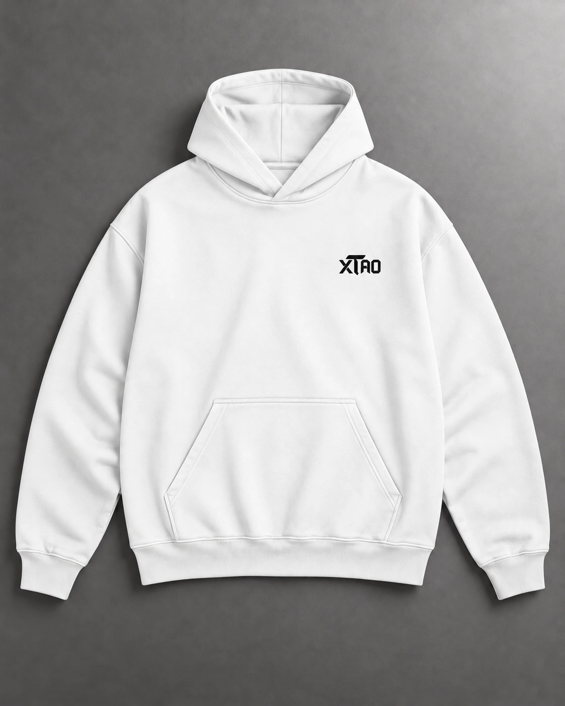 White Hoodie, front view